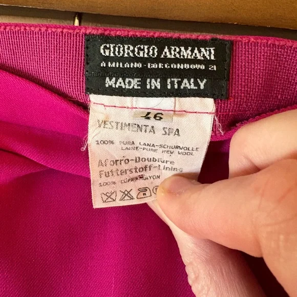 Giorgio Armani Wool Skirt - Picture 3 of 7